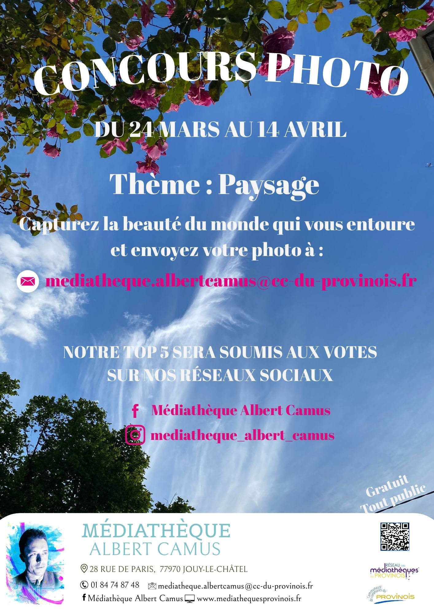Affiche concours photo theme paysage