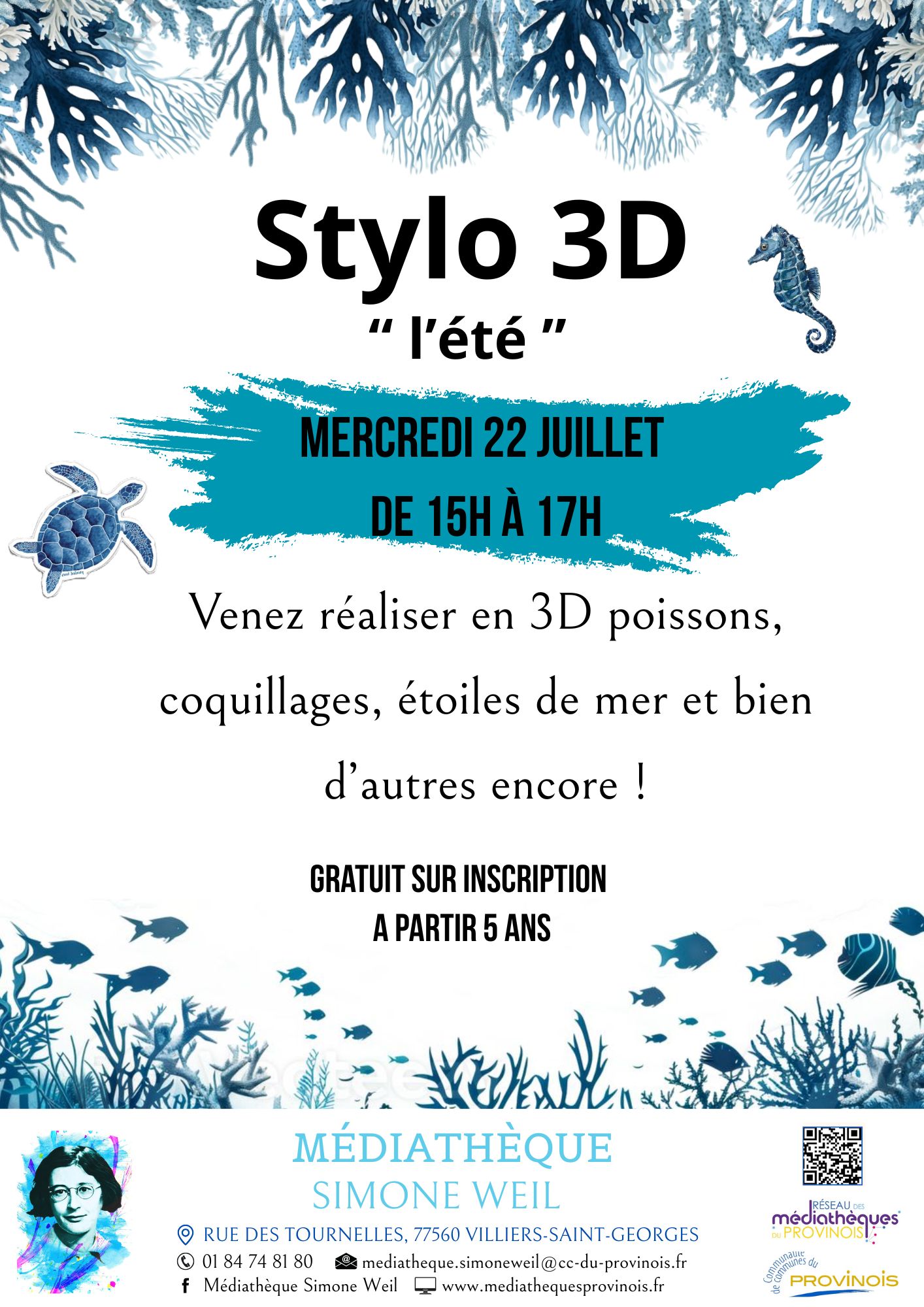Stylo 3D L'été