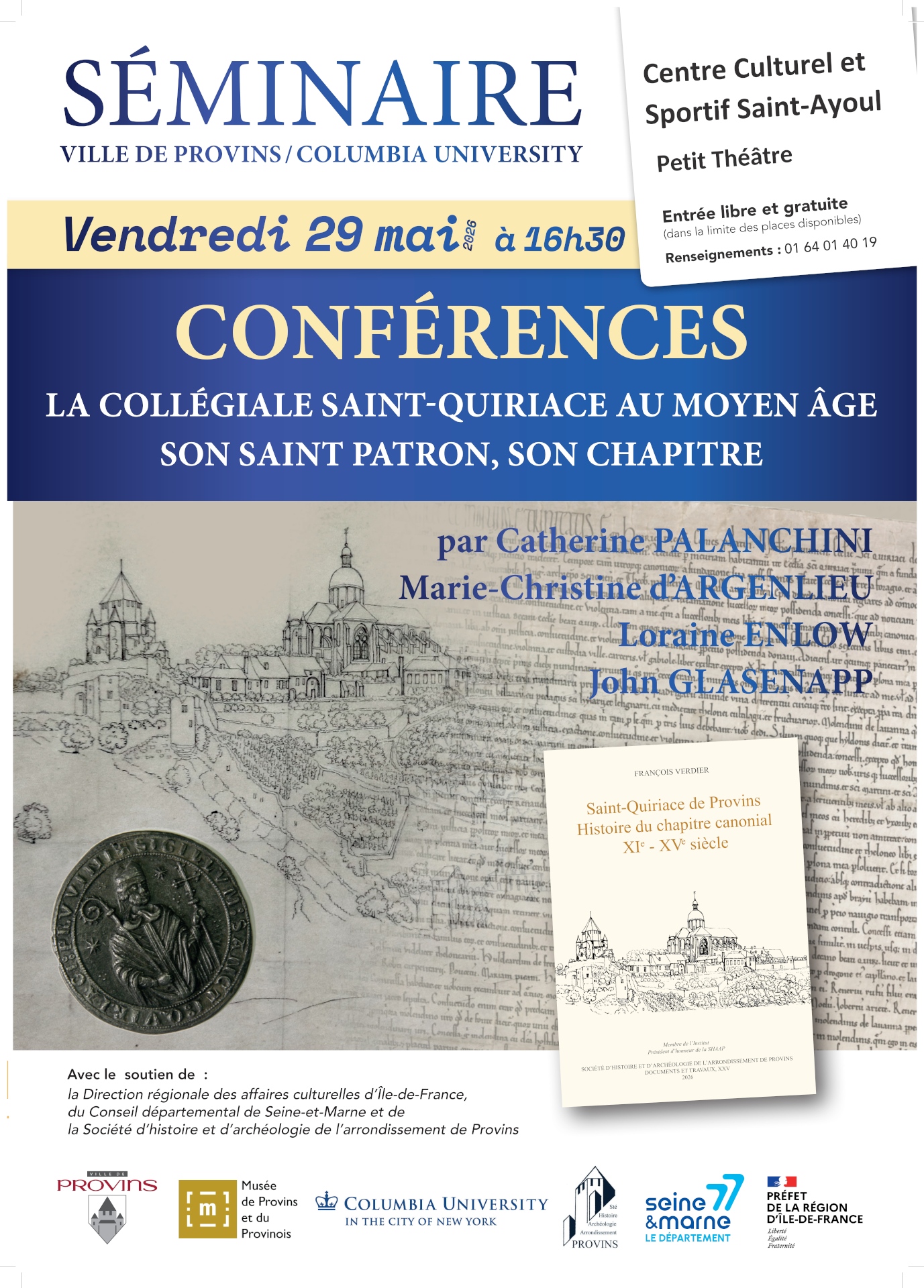 Affiche Conférence Columbia