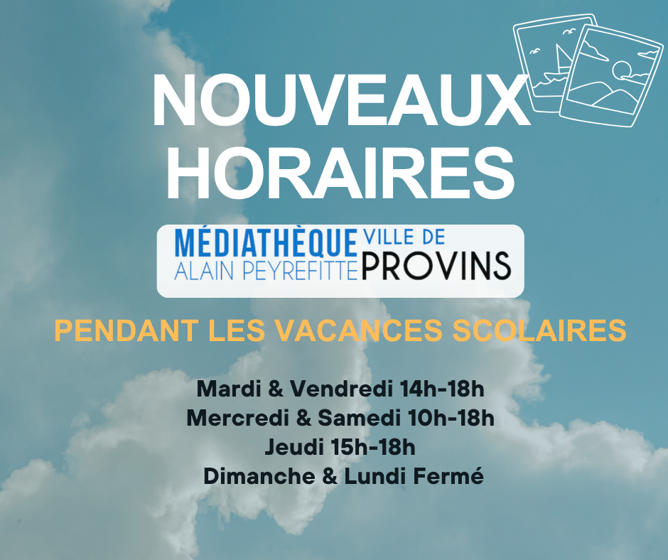 Nouveaux horaires 2025