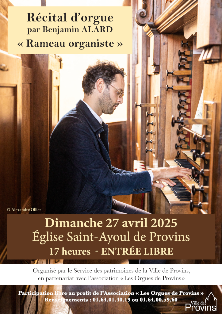 Concert Benjamin Alard à Saint Ayoul