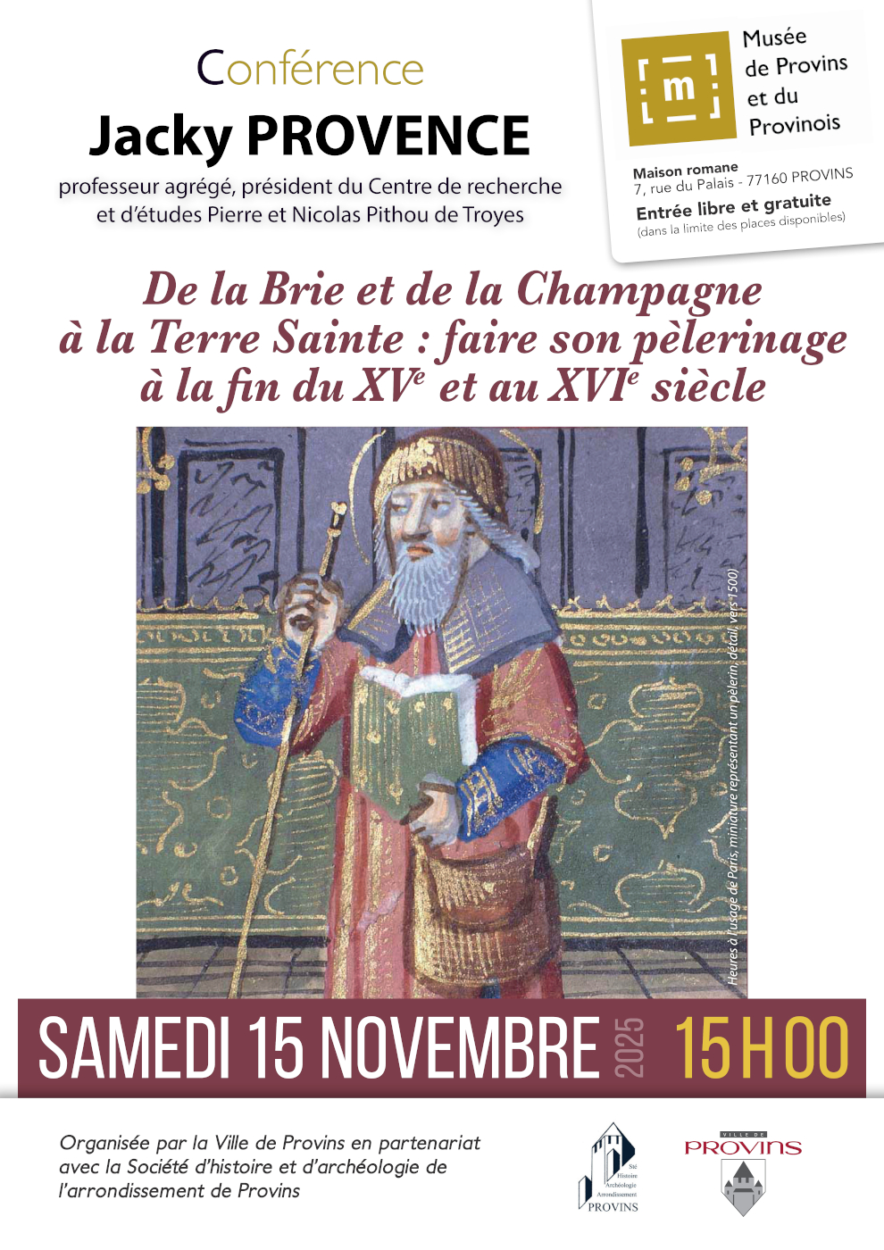 Conférence pélerinage